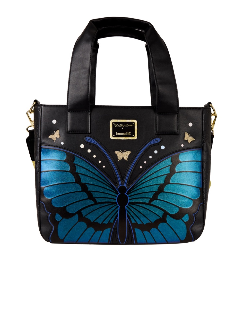 NWT Loungefly Britney Spears Butterfly Tote Crossbody Bag with Coin Bag